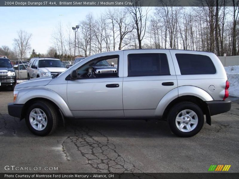 Brilliant Silver Metallic / Medium Slate Gray 2004 Dodge Durango ST 4x4