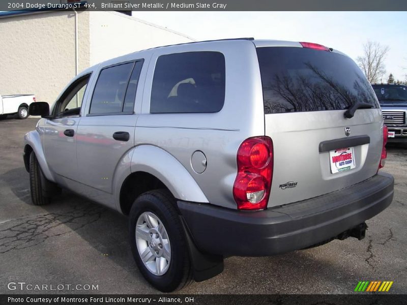 Brilliant Silver Metallic / Medium Slate Gray 2004 Dodge Durango ST 4x4