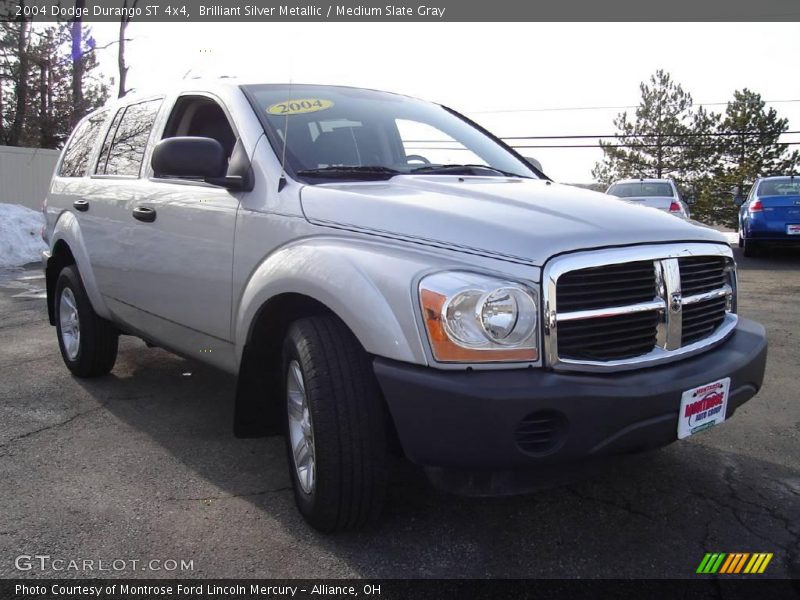 Brilliant Silver Metallic / Medium Slate Gray 2004 Dodge Durango ST 4x4