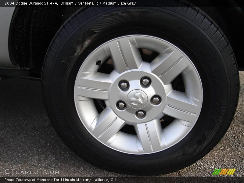 Brilliant Silver Metallic / Medium Slate Gray 2004 Dodge Durango ST 4x4
