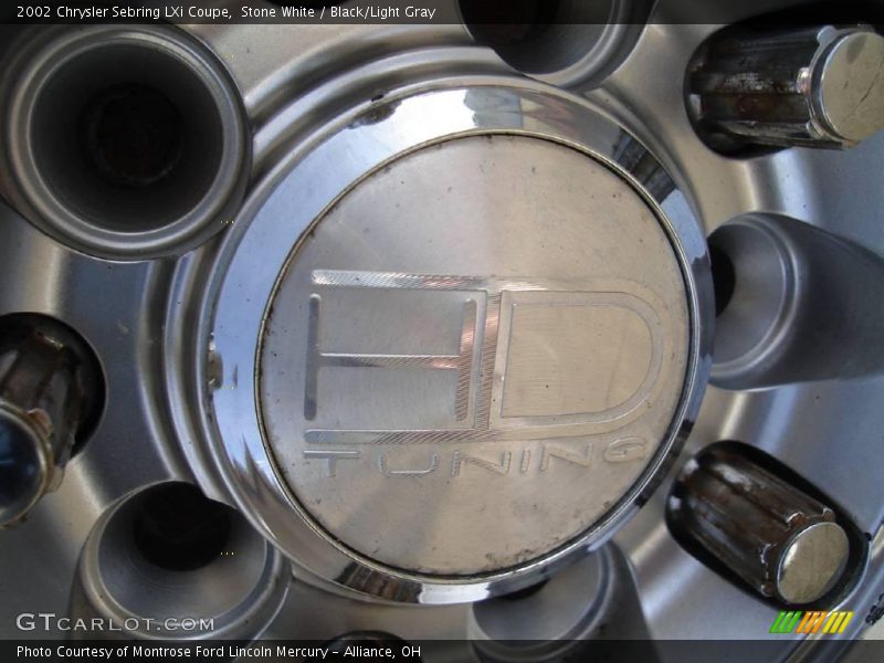 Stone White / Black/Light Gray 2002 Chrysler Sebring LXi Coupe