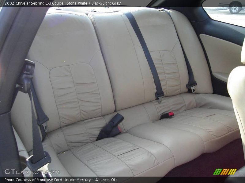 Stone White / Black/Light Gray 2002 Chrysler Sebring LXi Coupe