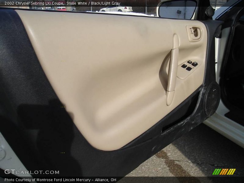 Stone White / Black/Light Gray 2002 Chrysler Sebring LXi Coupe