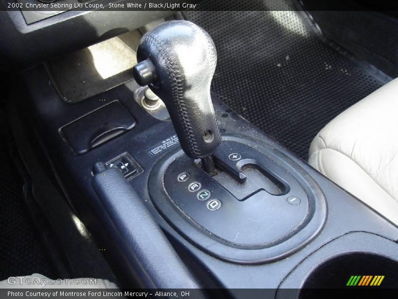 Stone White / Black/Light Gray 2002 Chrysler Sebring LXi Coupe