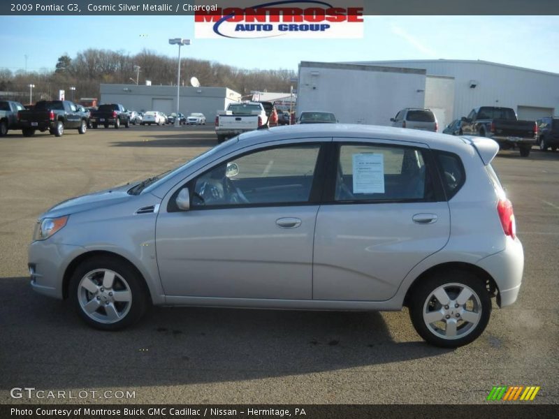 Cosmic Silver Metallic / Charcoal 2009 Pontiac G3