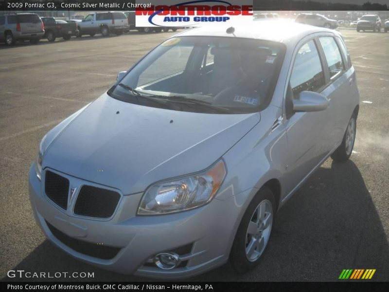 Cosmic Silver Metallic / Charcoal 2009 Pontiac G3