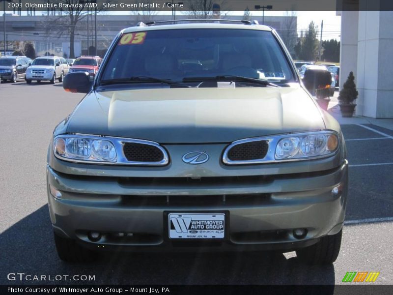 Silver Green Metallic / Camel 2003 Oldsmobile Bravada AWD