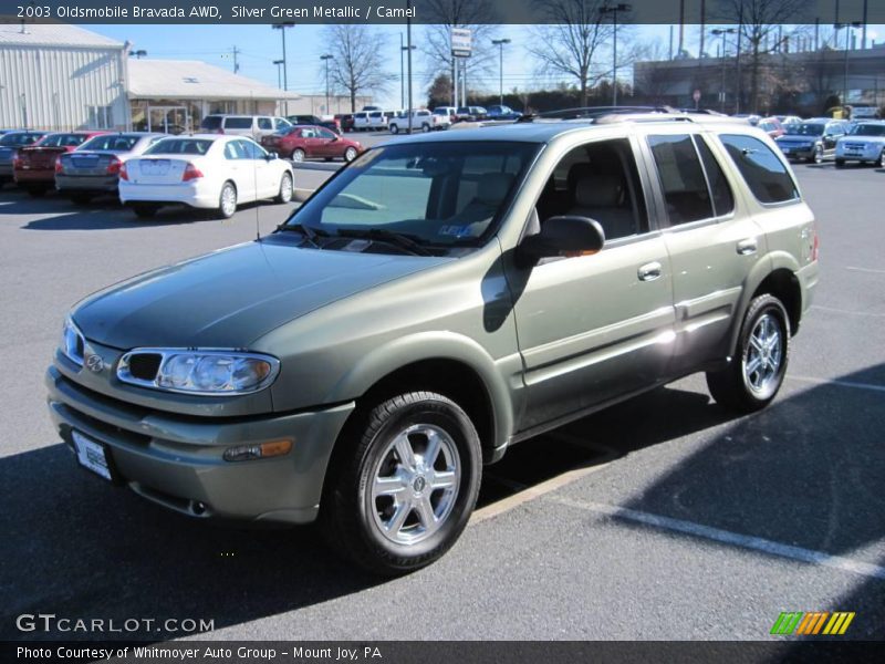 Silver Green Metallic / Camel 2003 Oldsmobile Bravada AWD