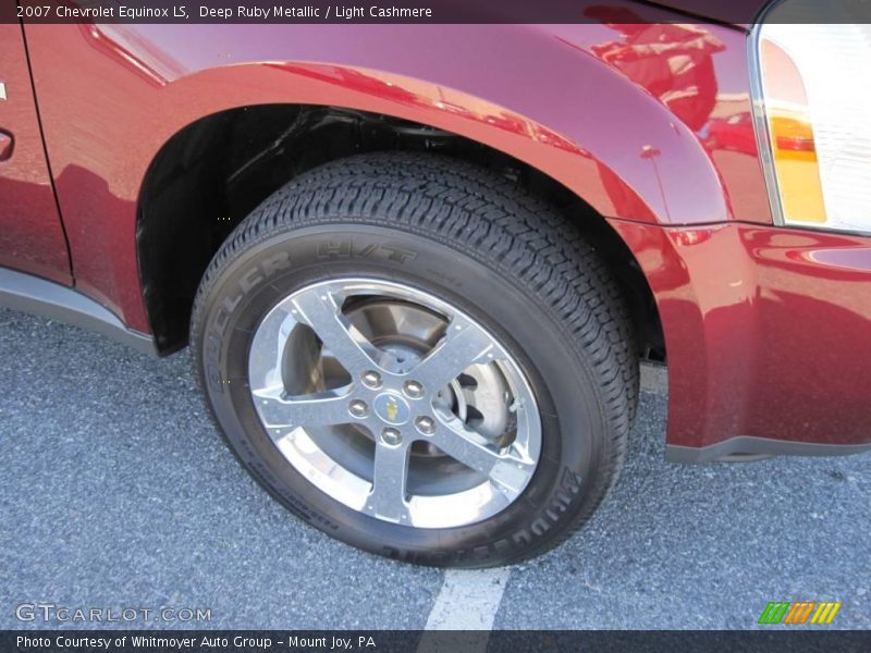 Deep Ruby Metallic / Light Cashmere 2007 Chevrolet Equinox LS