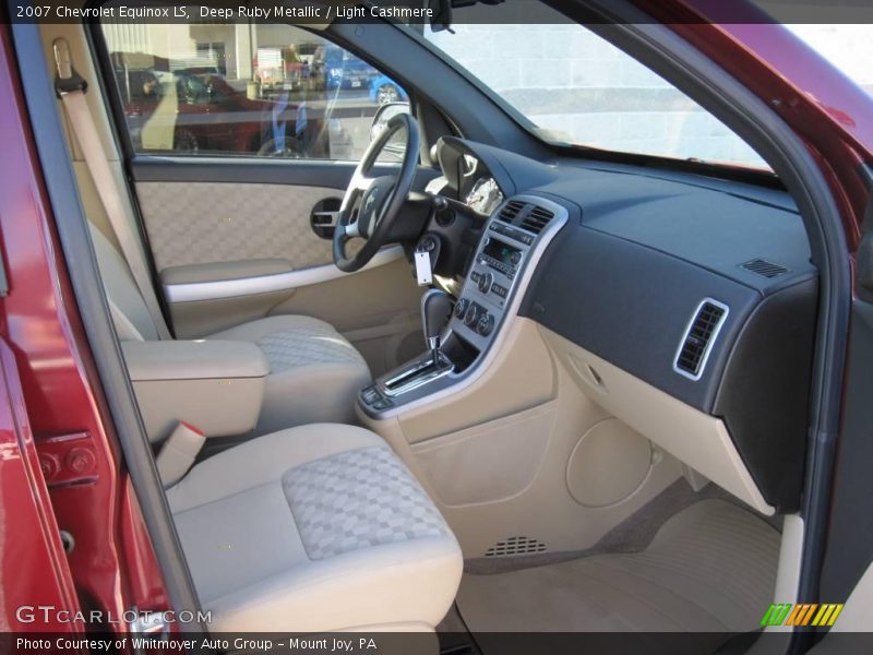 Deep Ruby Metallic / Light Cashmere 2007 Chevrolet Equinox LS