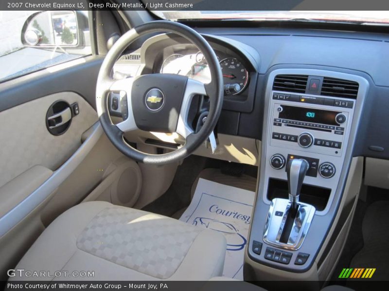 Deep Ruby Metallic / Light Cashmere 2007 Chevrolet Equinox LS