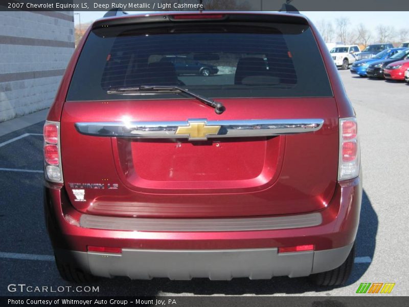Deep Ruby Metallic / Light Cashmere 2007 Chevrolet Equinox LS