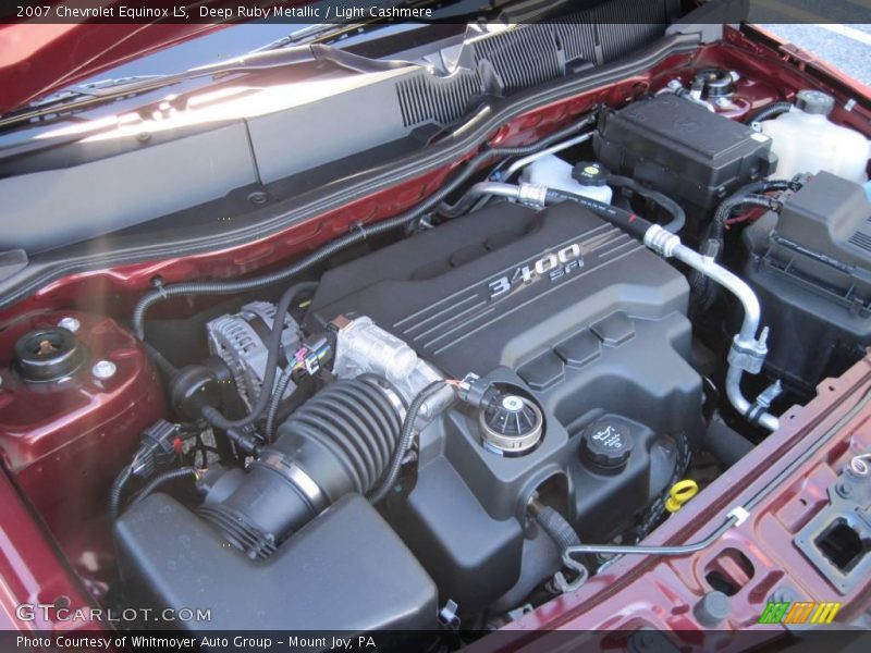 Deep Ruby Metallic / Light Cashmere 2007 Chevrolet Equinox LS