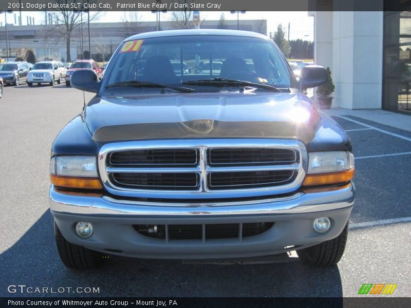 Patriot Blue Pearl / Dark Slate Gray 2001 Dodge Dakota SLT Club Cab