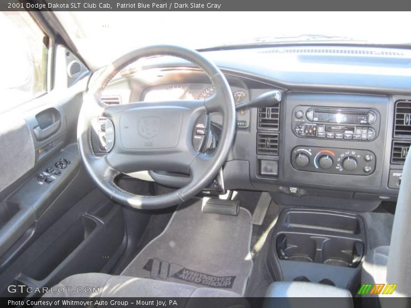 Patriot Blue Pearl / Dark Slate Gray 2001 Dodge Dakota SLT Club Cab