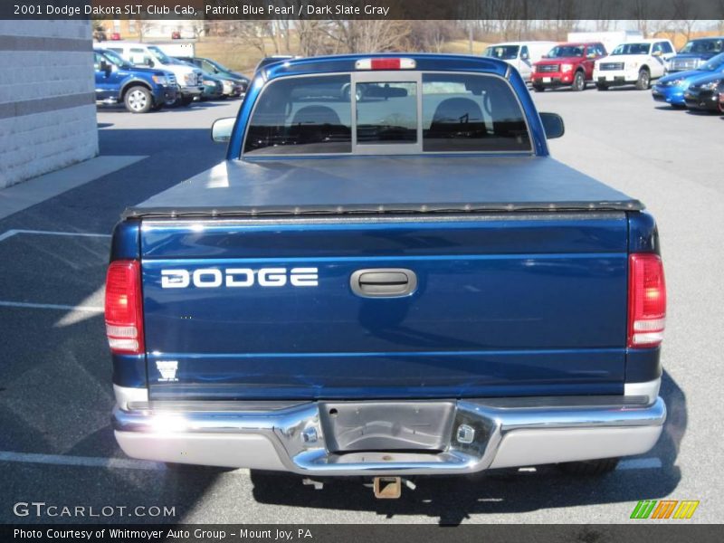Patriot Blue Pearl / Dark Slate Gray 2001 Dodge Dakota SLT Club Cab