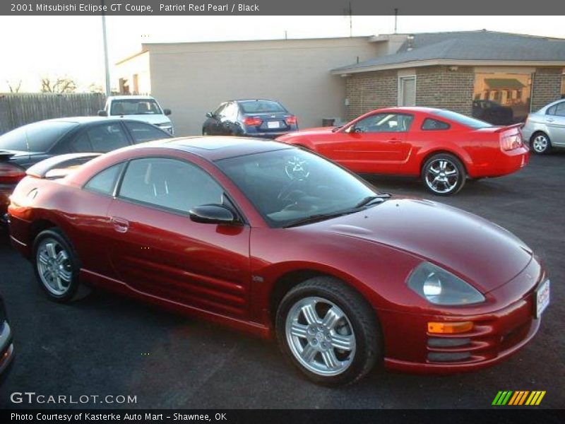 Patriot Red Pearl / Black 2001 Mitsubishi Eclipse GT Coupe