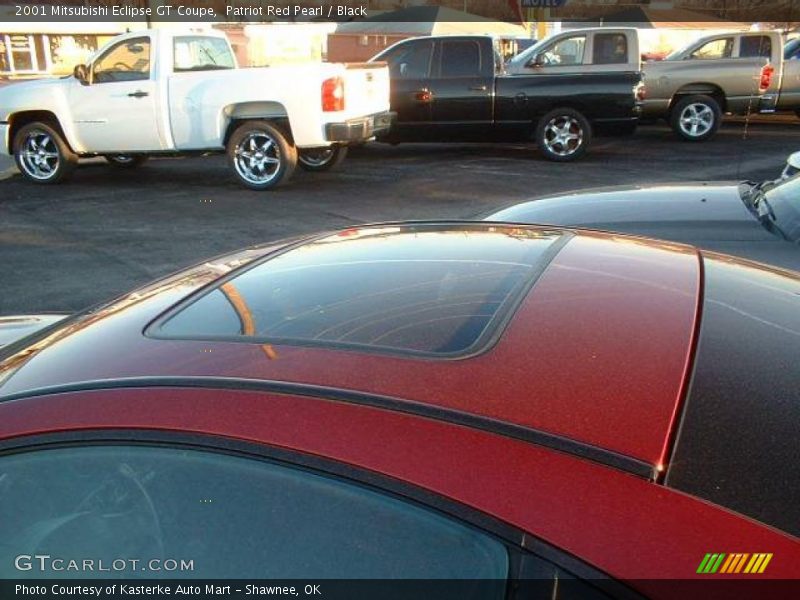Patriot Red Pearl / Black 2001 Mitsubishi Eclipse GT Coupe