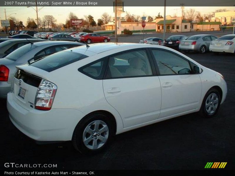 Super White / Bisque Beige 2007 Toyota Prius Hybrid