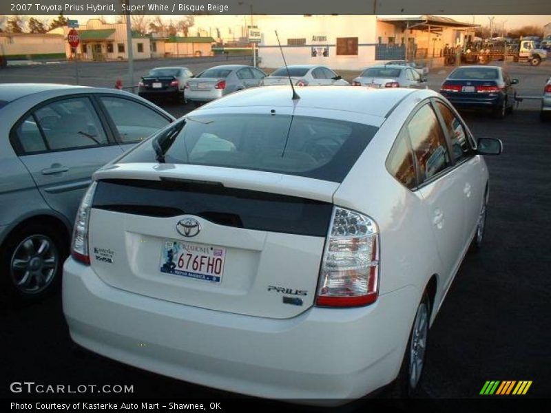 Super White / Bisque Beige 2007 Toyota Prius Hybrid