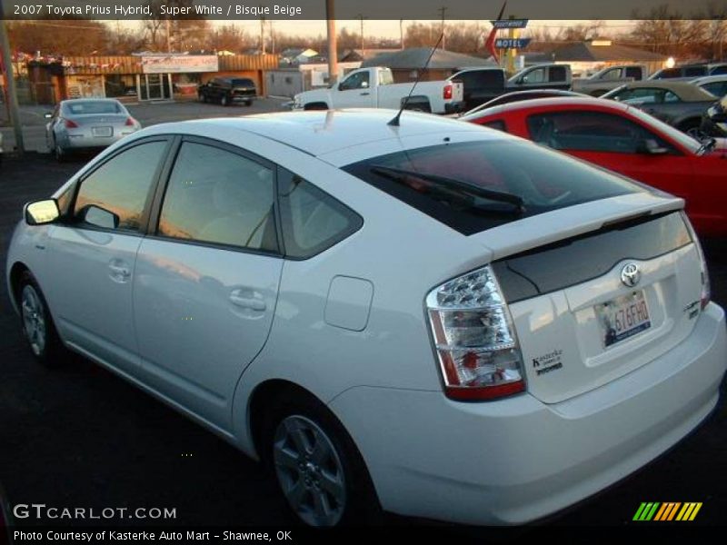 Super White / Bisque Beige 2007 Toyota Prius Hybrid
