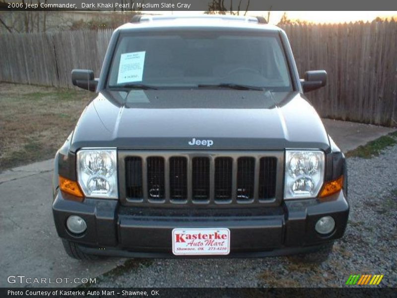 Dark Khaki Pearl / Medium Slate Gray 2006 Jeep Commander