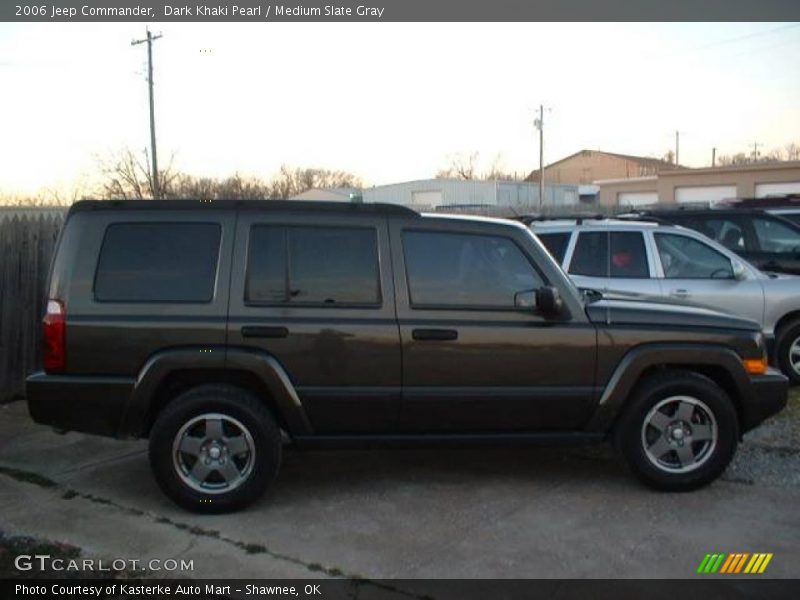Dark Khaki Pearl / Medium Slate Gray 2006 Jeep Commander