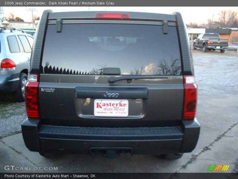 Dark Khaki Pearl / Medium Slate Gray 2006 Jeep Commander
