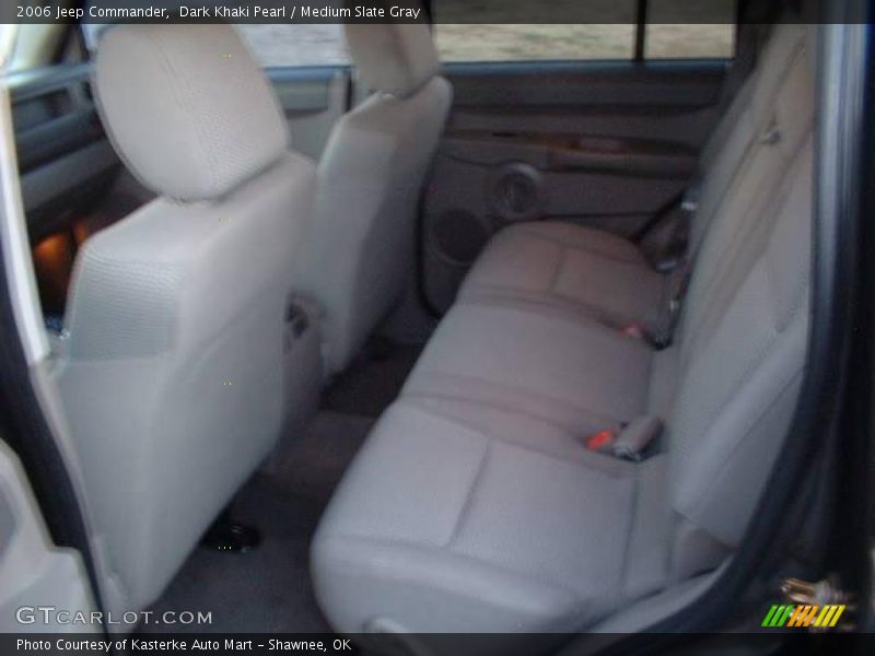 Dark Khaki Pearl / Medium Slate Gray 2006 Jeep Commander