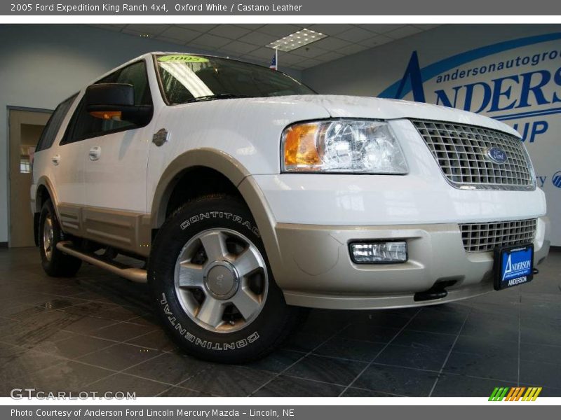 Oxford White / Castano Leather 2005 Ford Expedition King Ranch 4x4