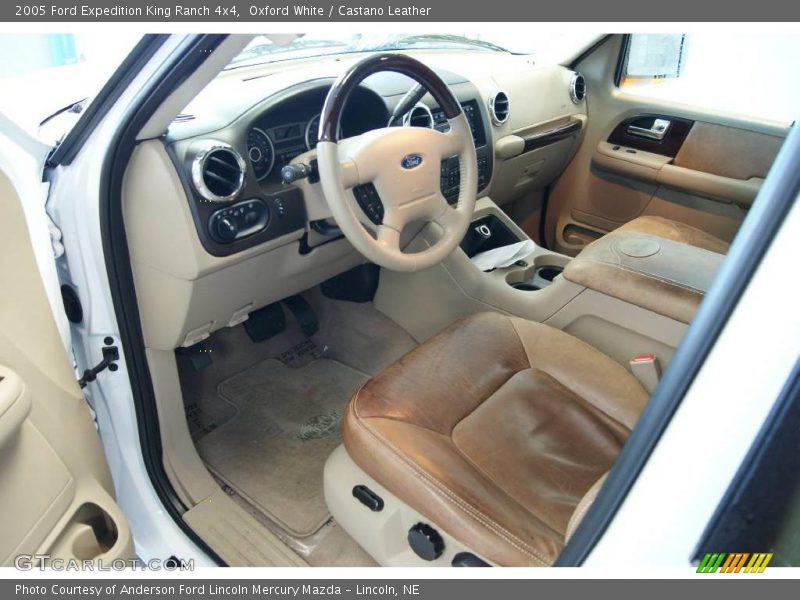 Oxford White / Castano Leather 2005 Ford Expedition King Ranch 4x4