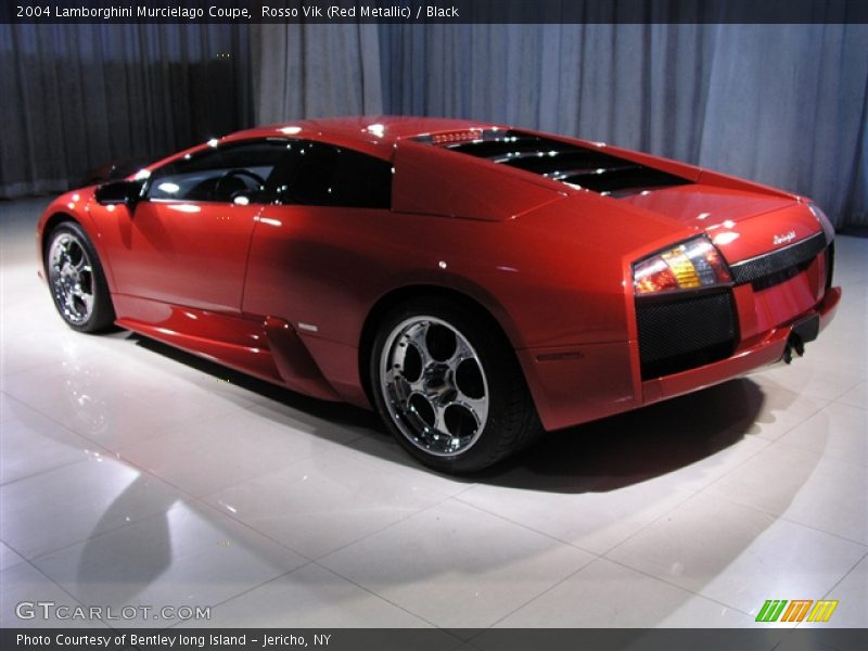 Rosso Vik (Red Metallic) / Black 2004 Lamborghini Murcielago Coupe