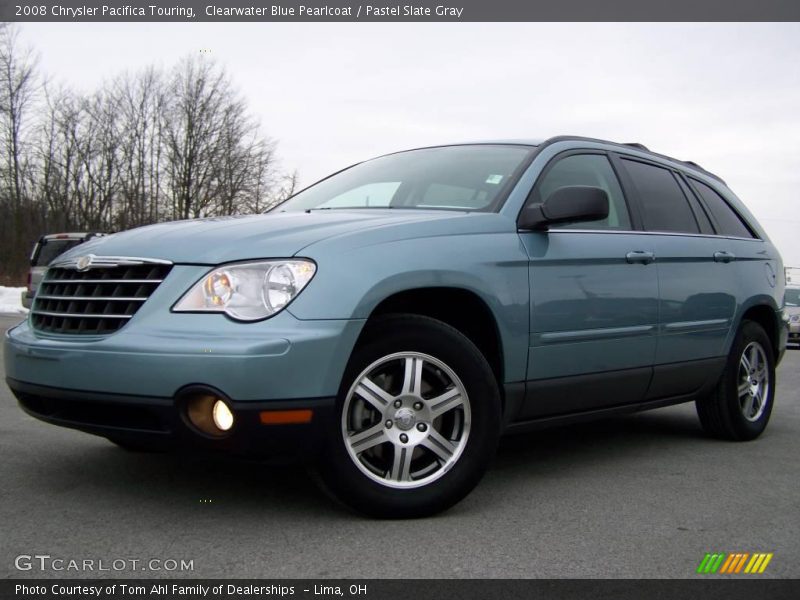 Clearwater Blue Pearlcoat / Pastel Slate Gray 2008 Chrysler Pacifica Touring
