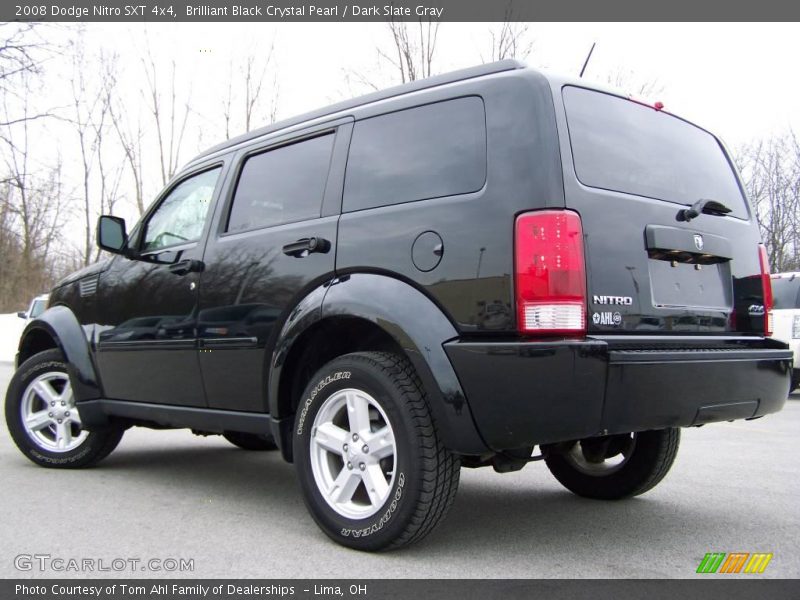 Brilliant Black Crystal Pearl / Dark Slate Gray 2008 Dodge Nitro SXT 4x4