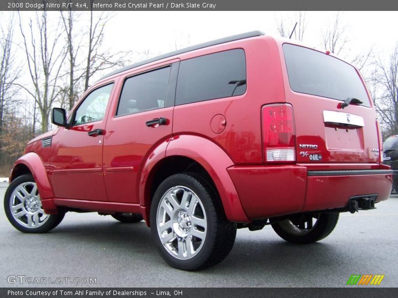 Inferno Red Crystal Pearl / Dark Slate Gray 2008 Dodge Nitro R/T 4x4