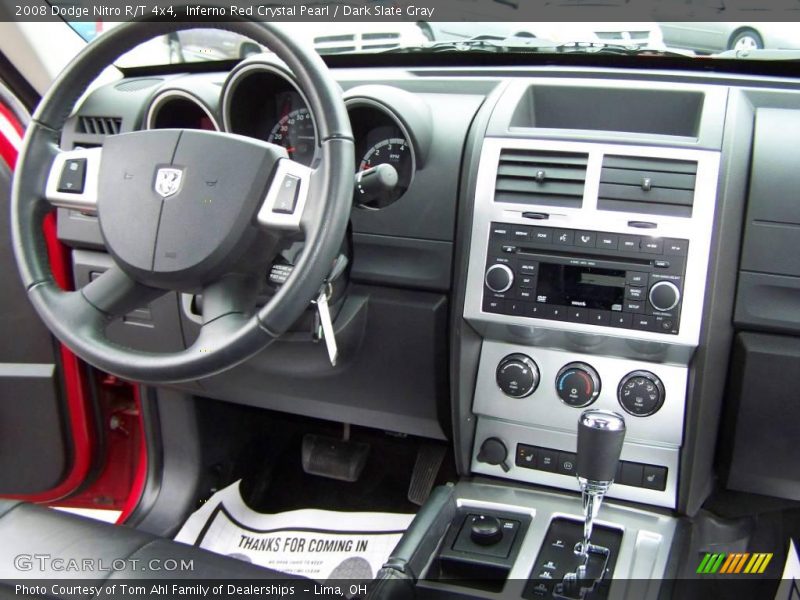 Inferno Red Crystal Pearl / Dark Slate Gray 2008 Dodge Nitro R/T 4x4