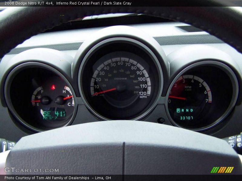 Inferno Red Crystal Pearl / Dark Slate Gray 2008 Dodge Nitro R/T 4x4