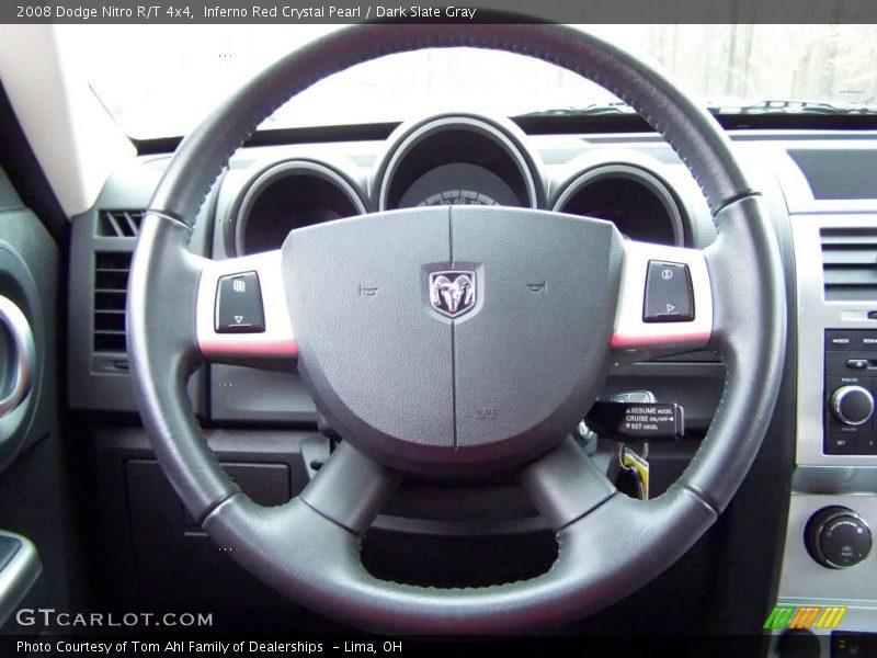Inferno Red Crystal Pearl / Dark Slate Gray 2008 Dodge Nitro R/T 4x4