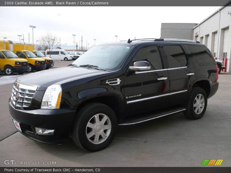 Black Raven / Cocoa/Cashmere 2009 Cadillac Escalade AWD