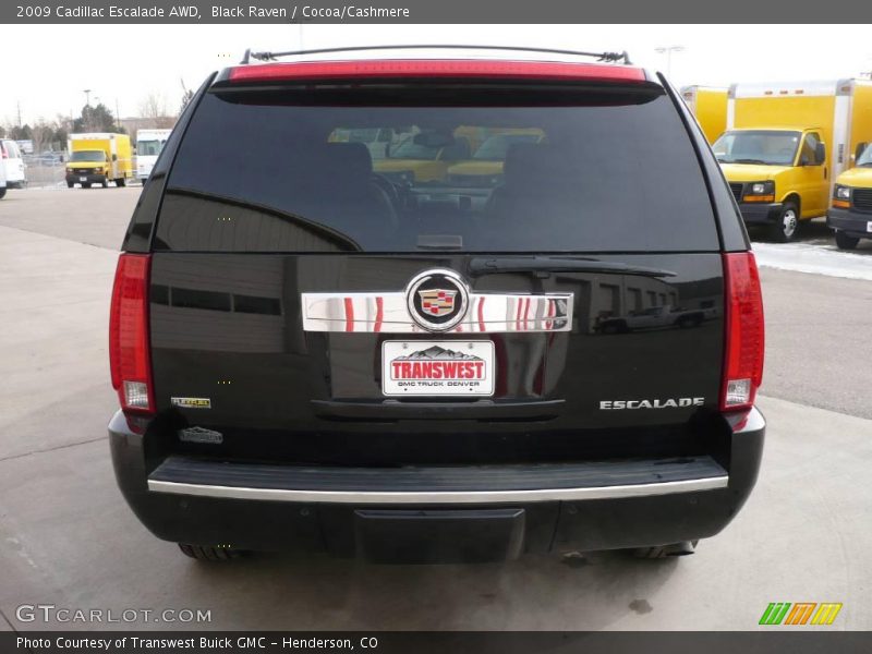 Black Raven / Cocoa/Cashmere 2009 Cadillac Escalade AWD
