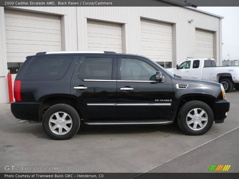 Black Raven / Cocoa/Cashmere 2009 Cadillac Escalade AWD