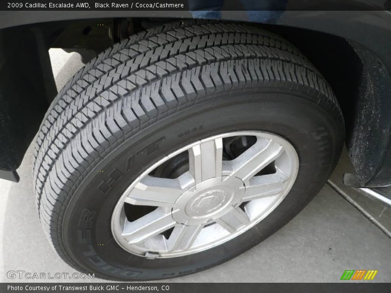 Black Raven / Cocoa/Cashmere 2009 Cadillac Escalade AWD