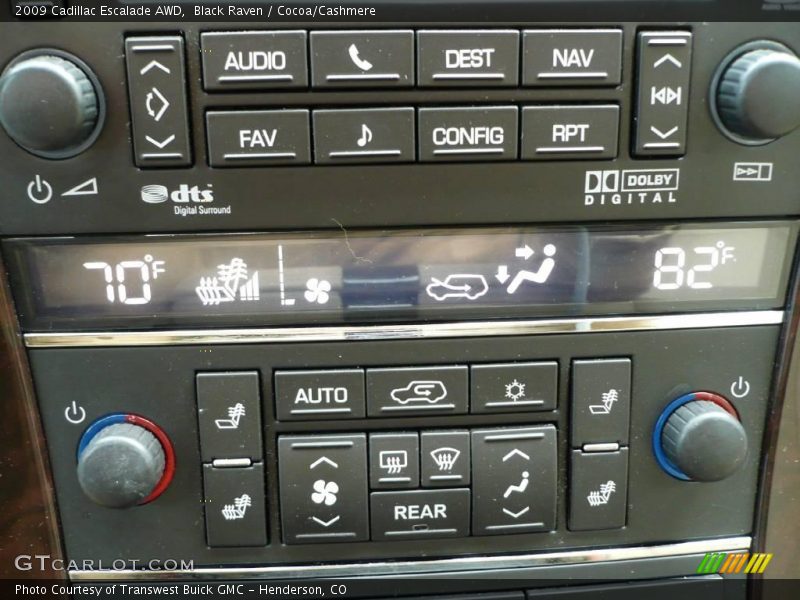 Black Raven / Cocoa/Cashmere 2009 Cadillac Escalade AWD