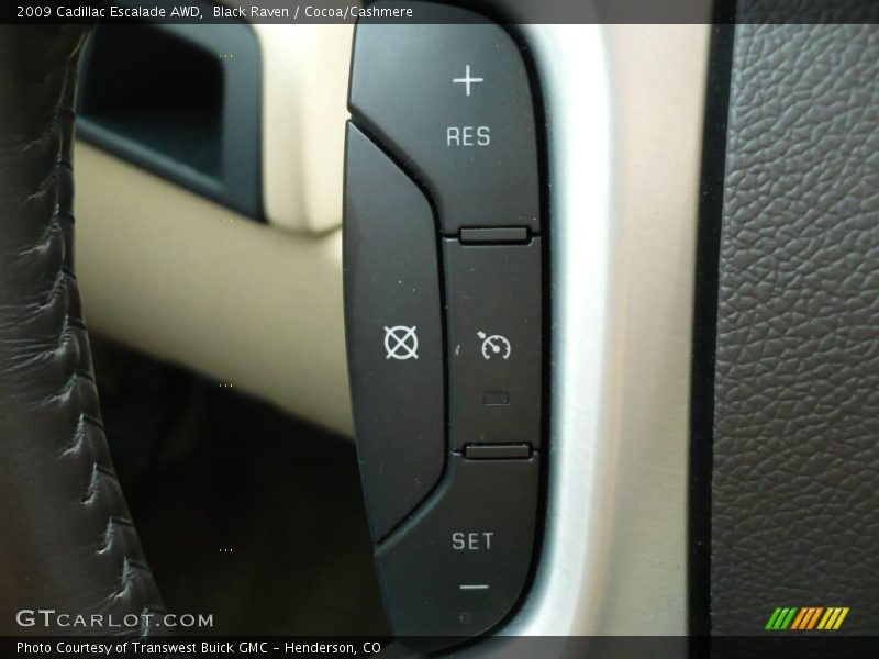 Black Raven / Cocoa/Cashmere 2009 Cadillac Escalade AWD