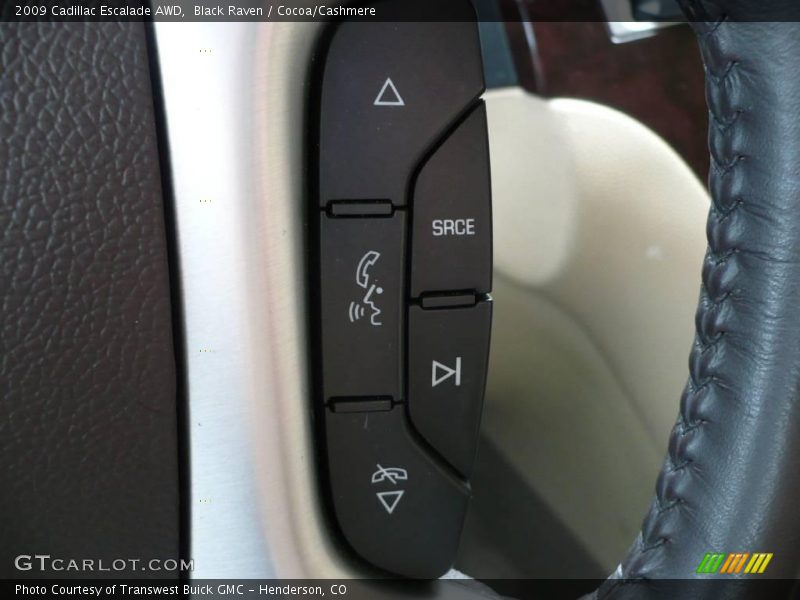 Black Raven / Cocoa/Cashmere 2009 Cadillac Escalade AWD