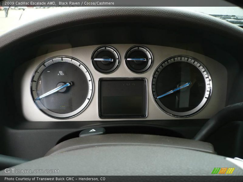 Black Raven / Cocoa/Cashmere 2009 Cadillac Escalade AWD