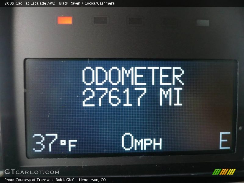 Black Raven / Cocoa/Cashmere 2009 Cadillac Escalade AWD