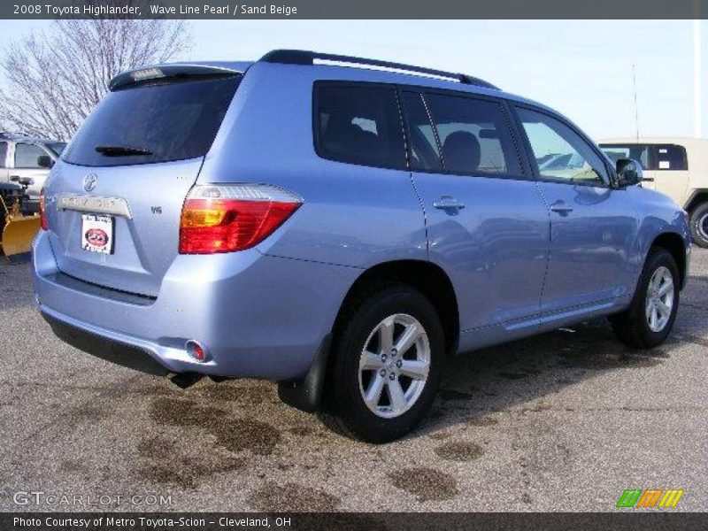 Wave Line Pearl / Sand Beige 2008 Toyota Highlander