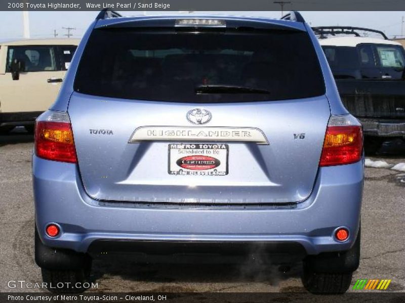 Wave Line Pearl / Sand Beige 2008 Toyota Highlander