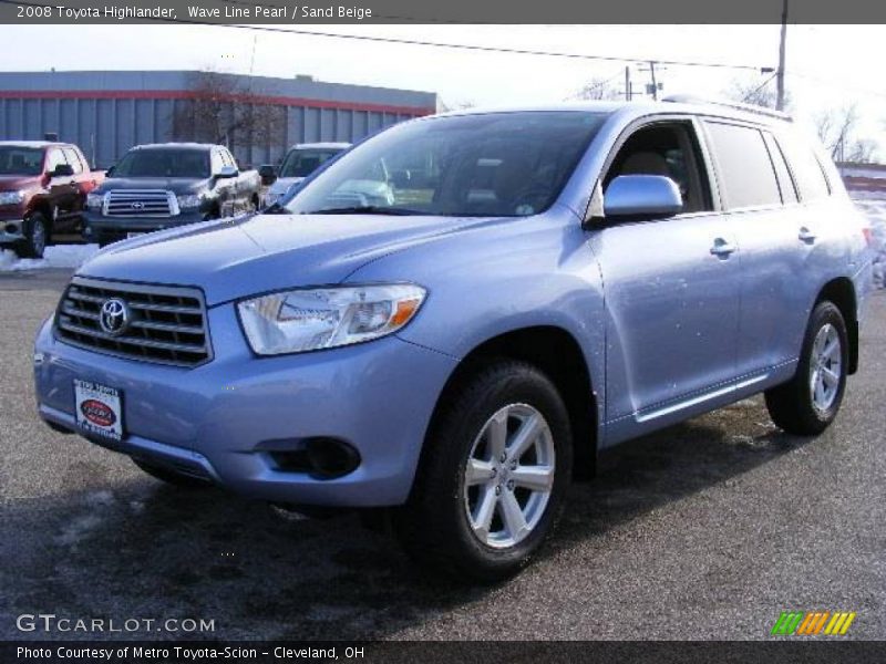 Wave Line Pearl / Sand Beige 2008 Toyota Highlander